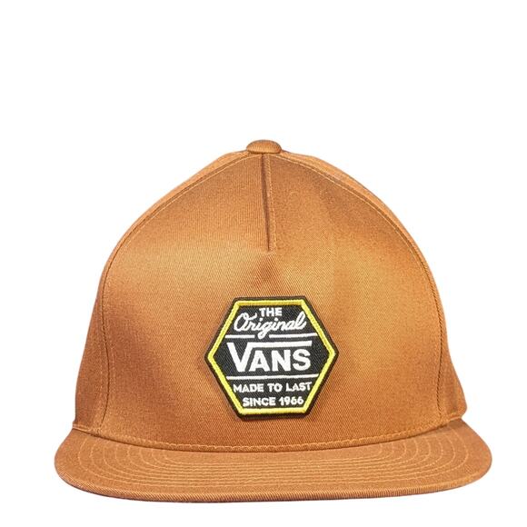 NWOT Vans Adjustable Baseball Hat Brown Skateboarding Original - Picture 1 of 5
